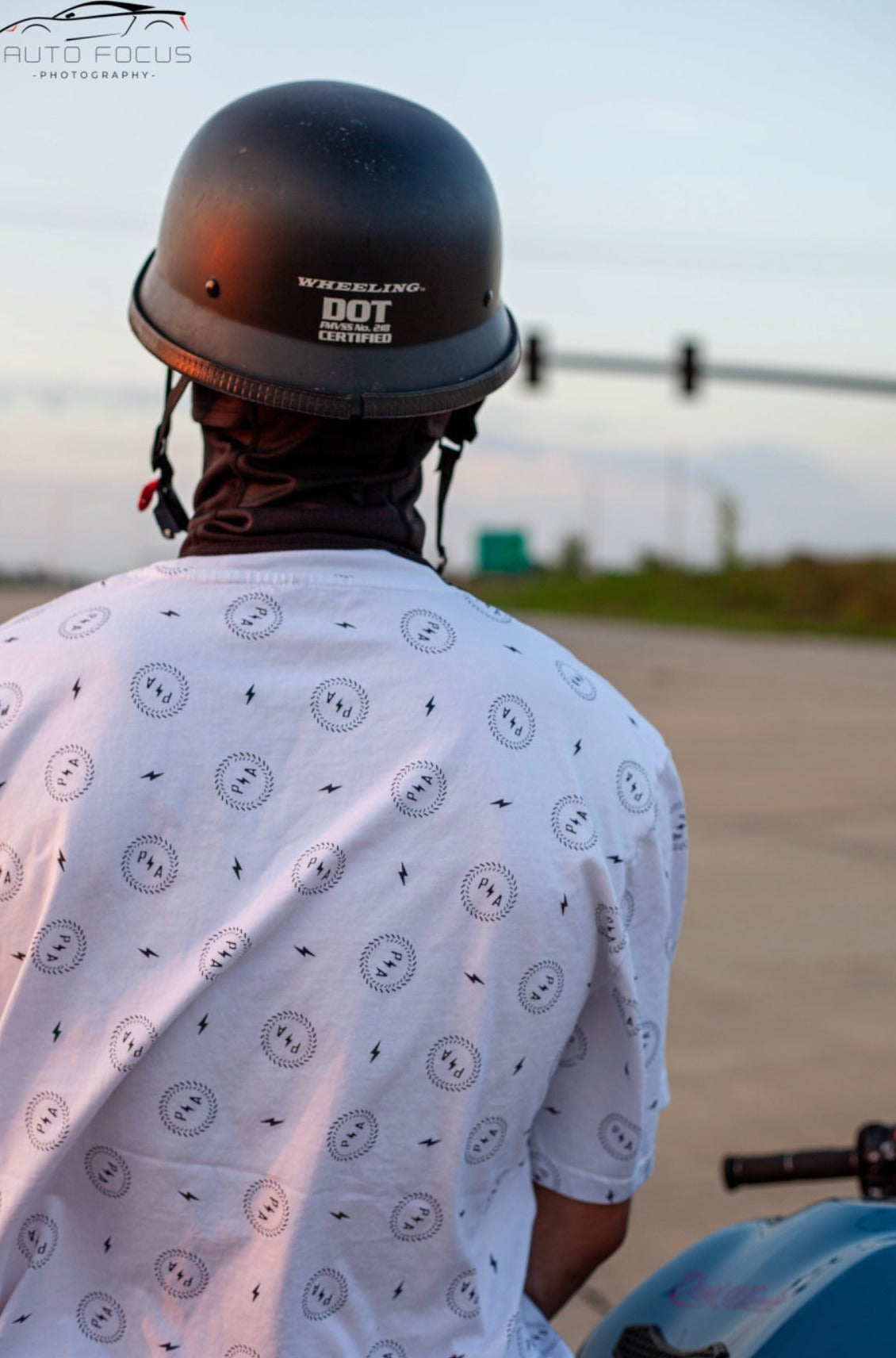 White PA Pattern T-Shirt