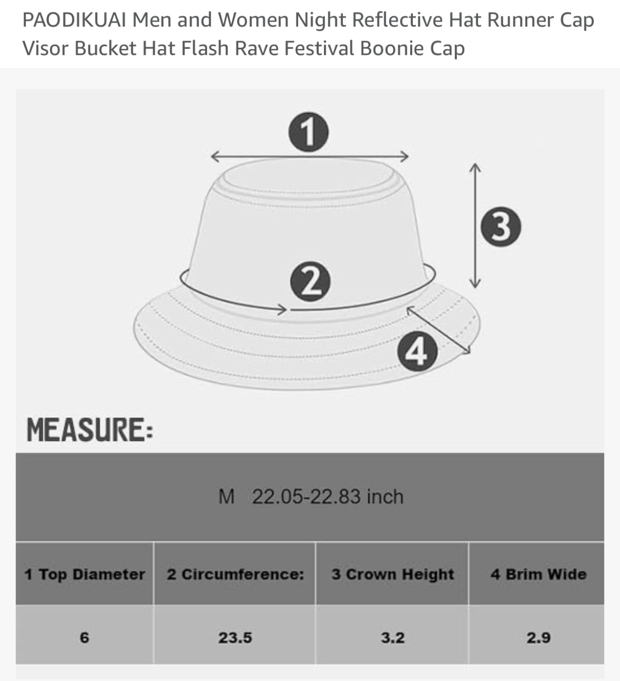 Reflective Bucket Hats