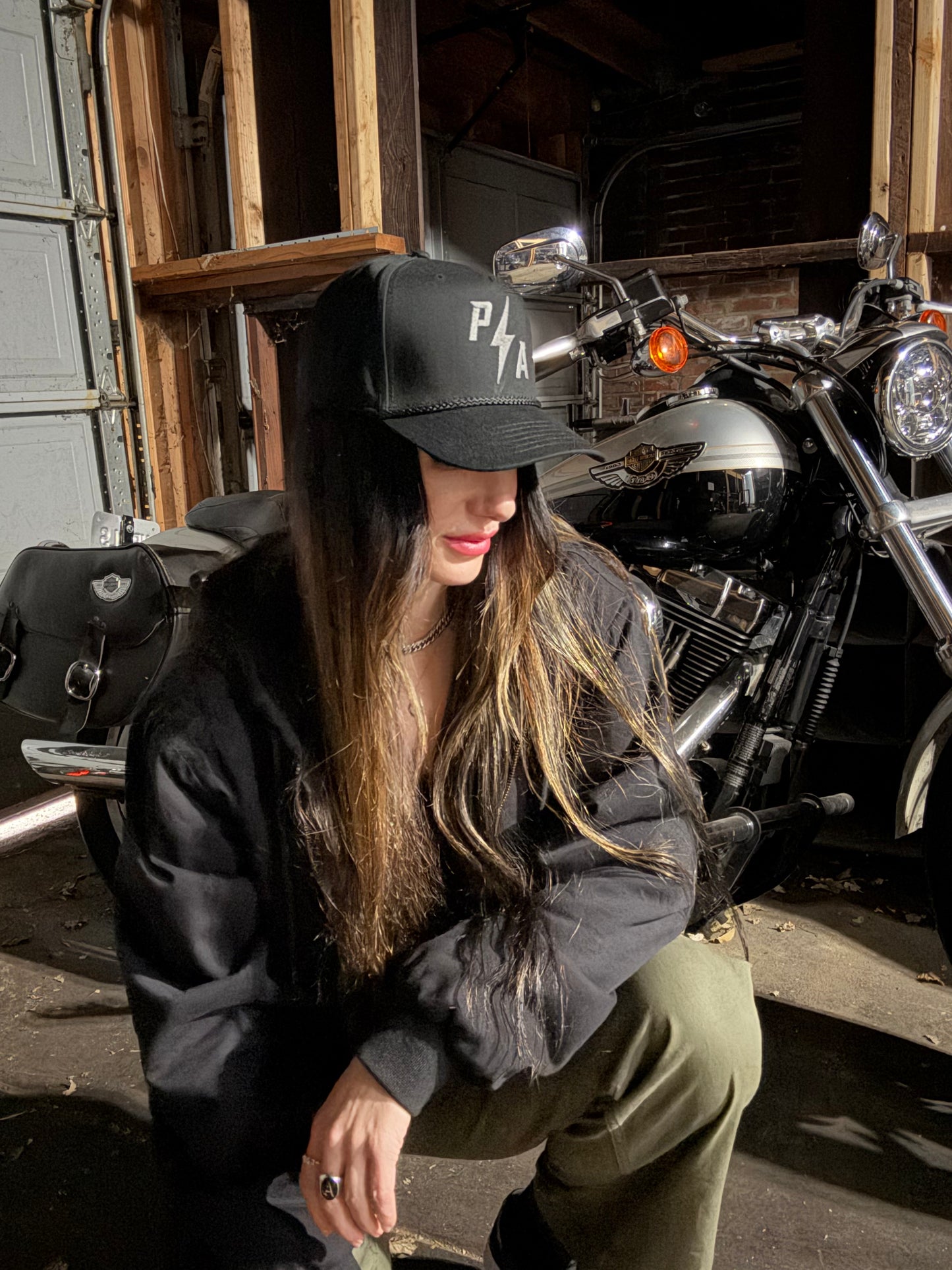 Roped Reflective Trucker Hat