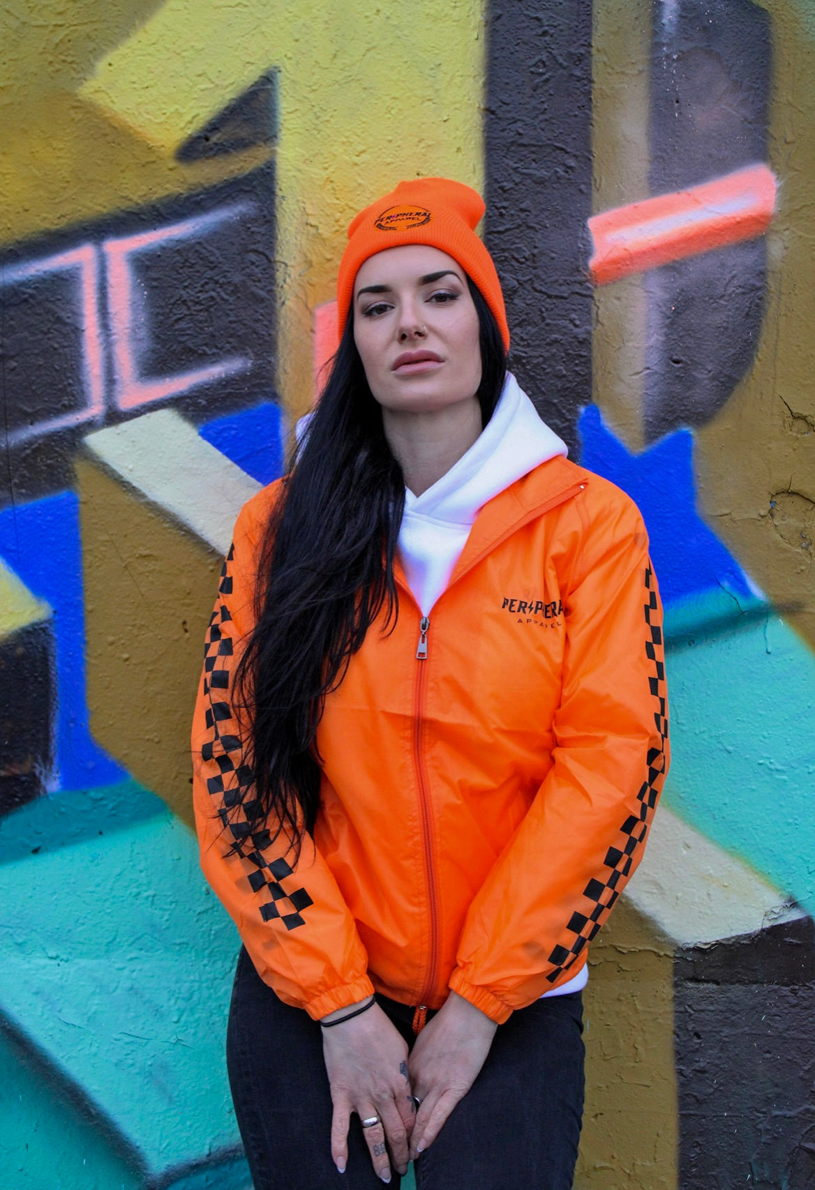 Neon Orange Hivis Windbreaker