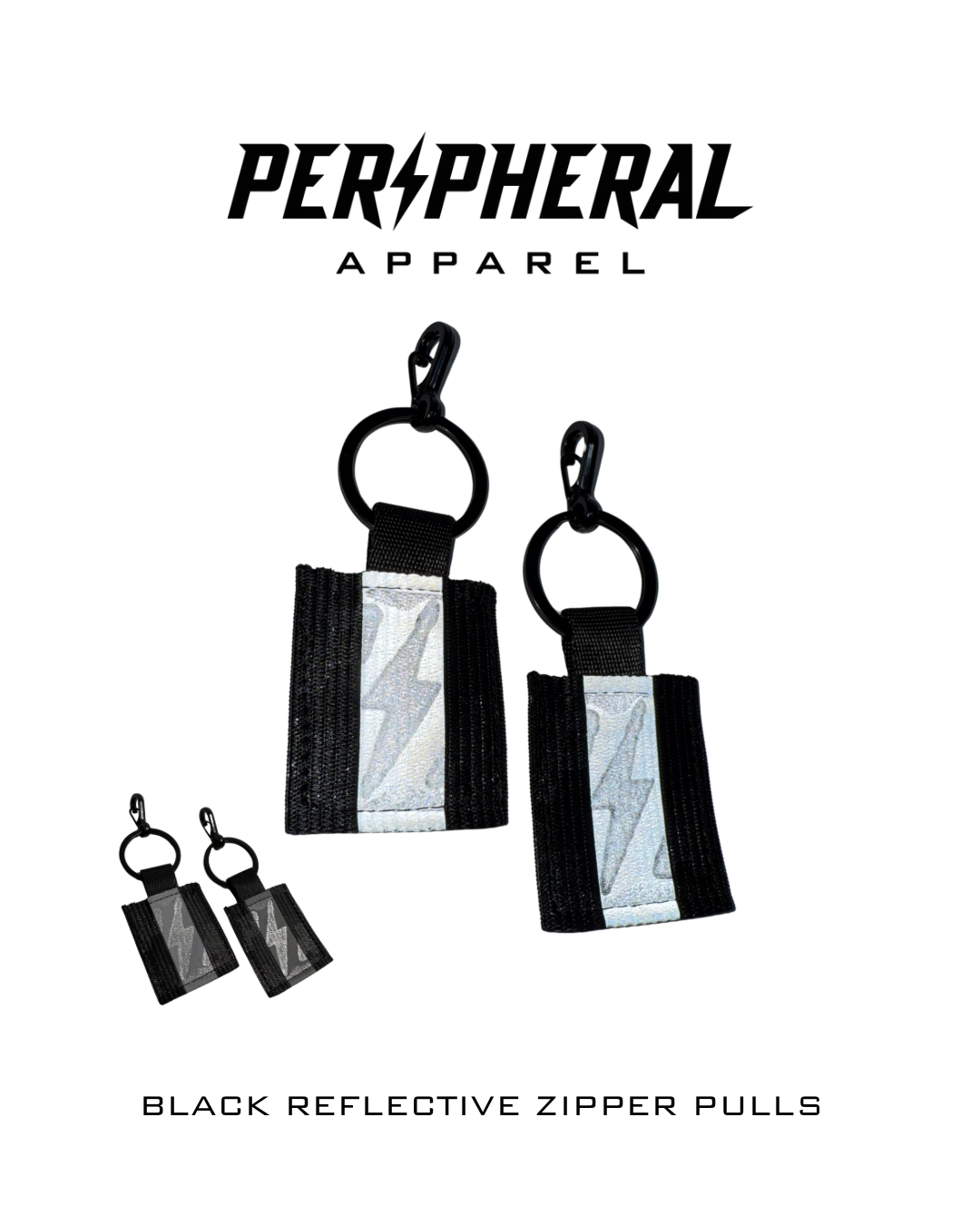 Reflective Zipper Pulls