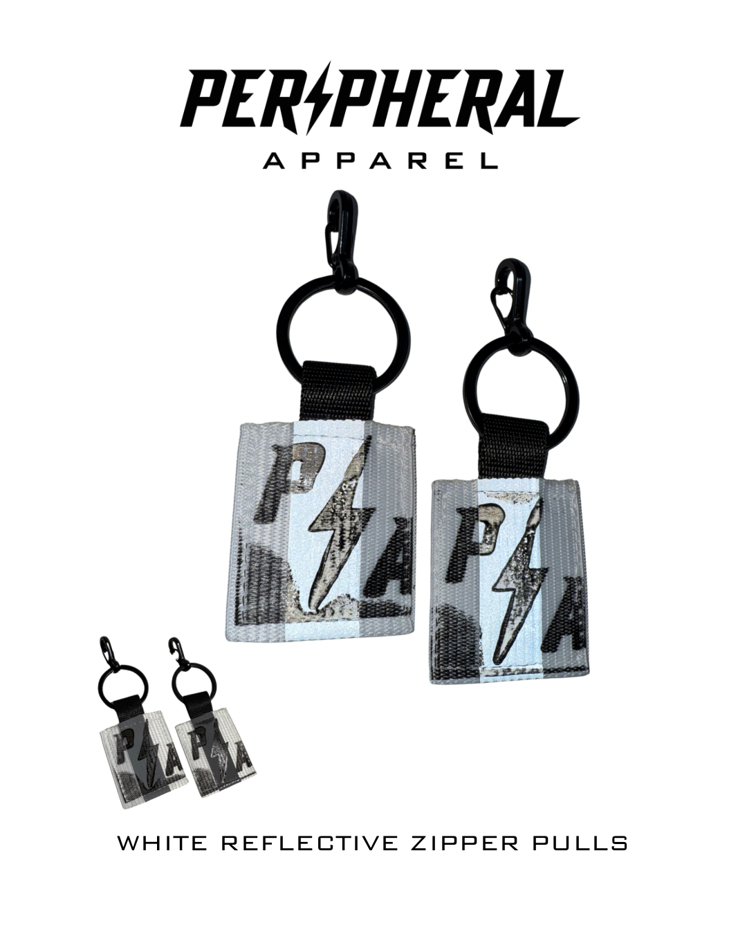 Reflective Zipper Pulls