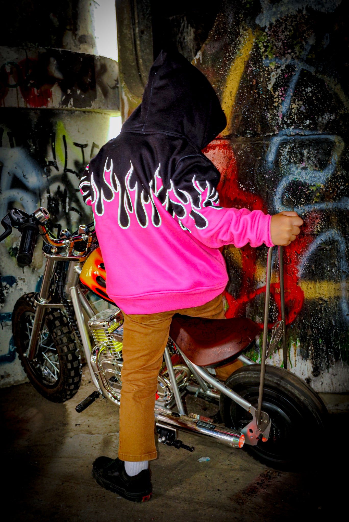 Youth Hell Raiser - PINK/ GREEN