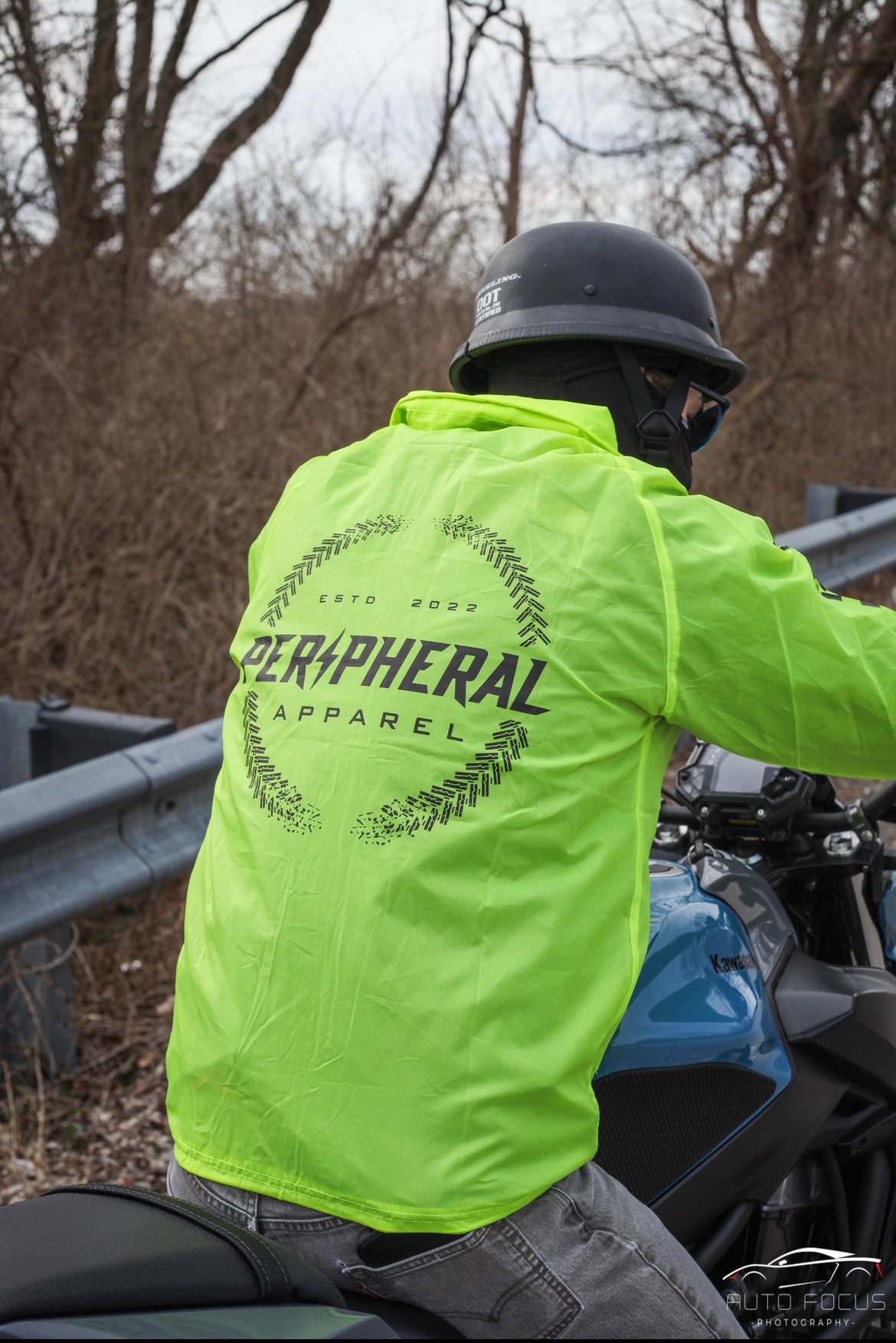 Neon Yellow Hivis Windbreaker