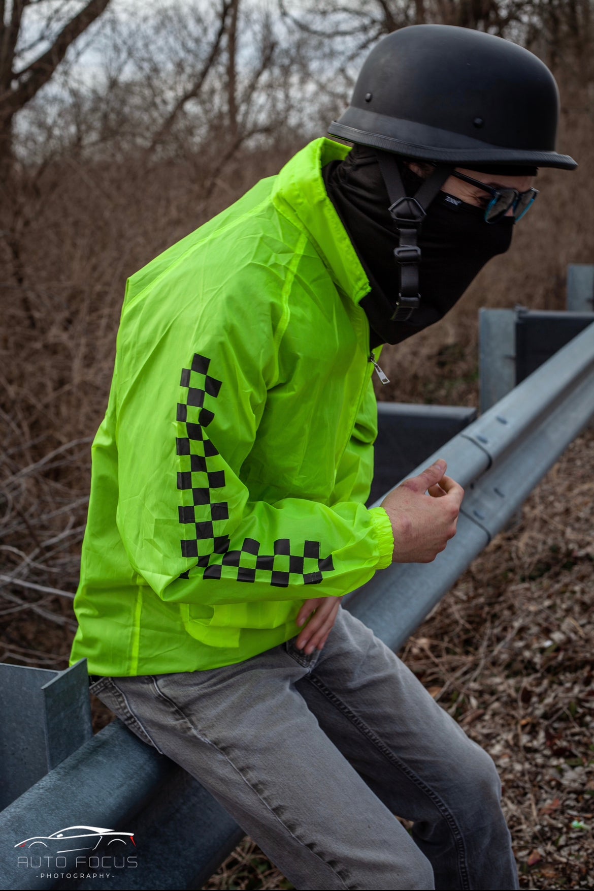 Neon Yellow Hivis Windbreaker