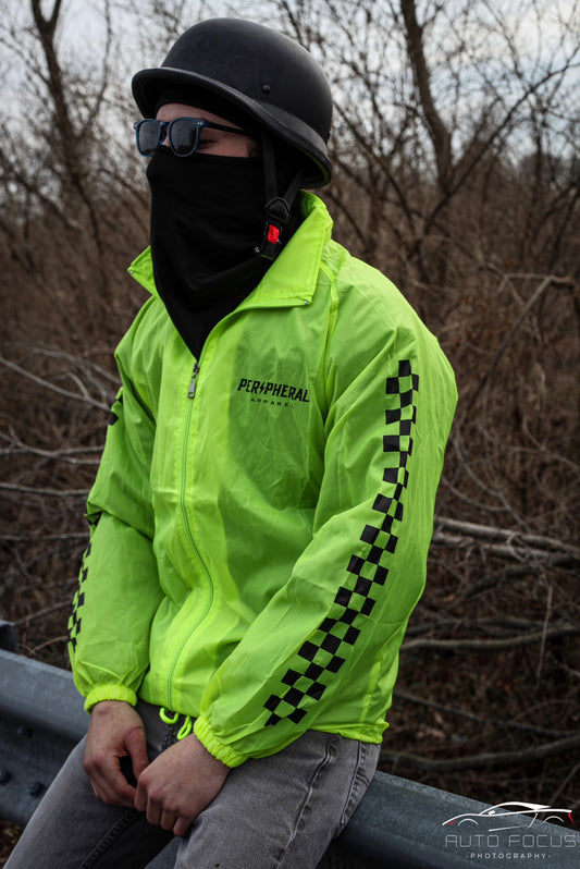 Neon Yellow Hivis Windbreaker