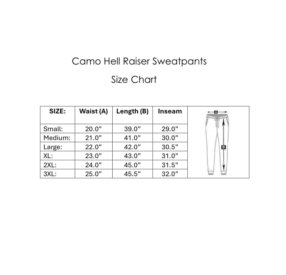 Camo Hell Raiser Sweatpants