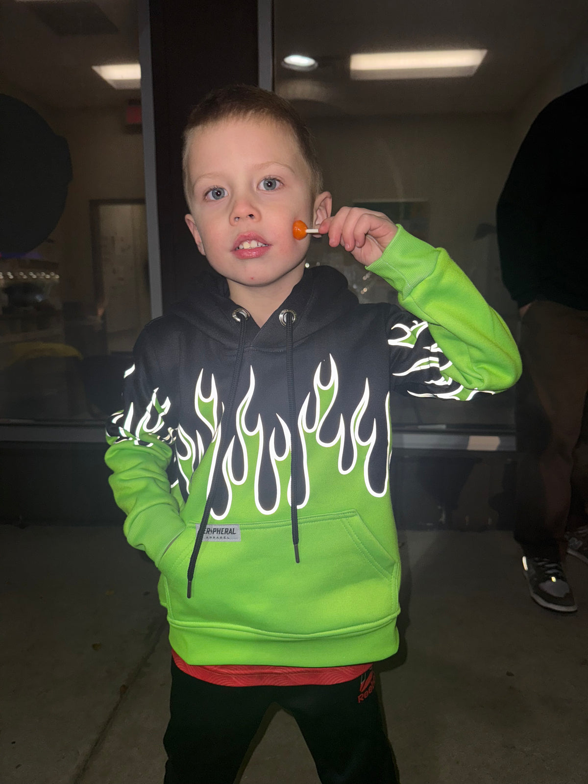 Youth Hell Raiser Hoodie - Gravedigger Green