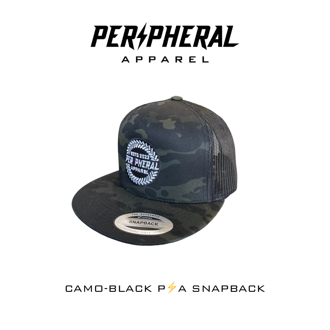 Camo-Black PA Trucker Snap-Back