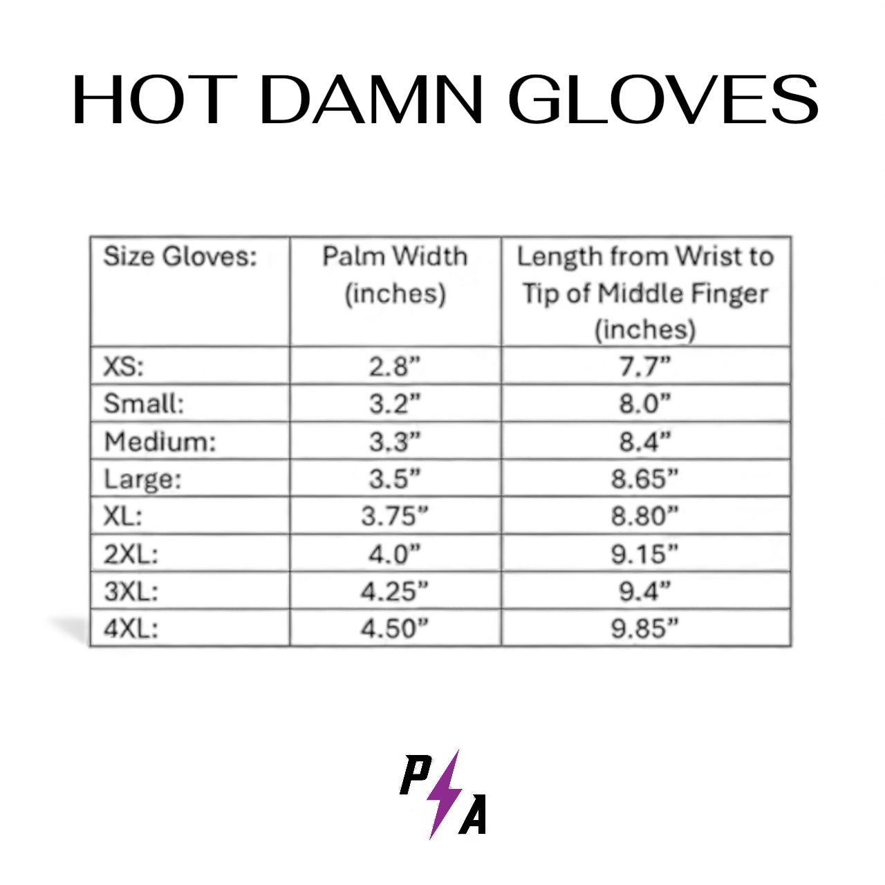 HOT DAMN Gloves
