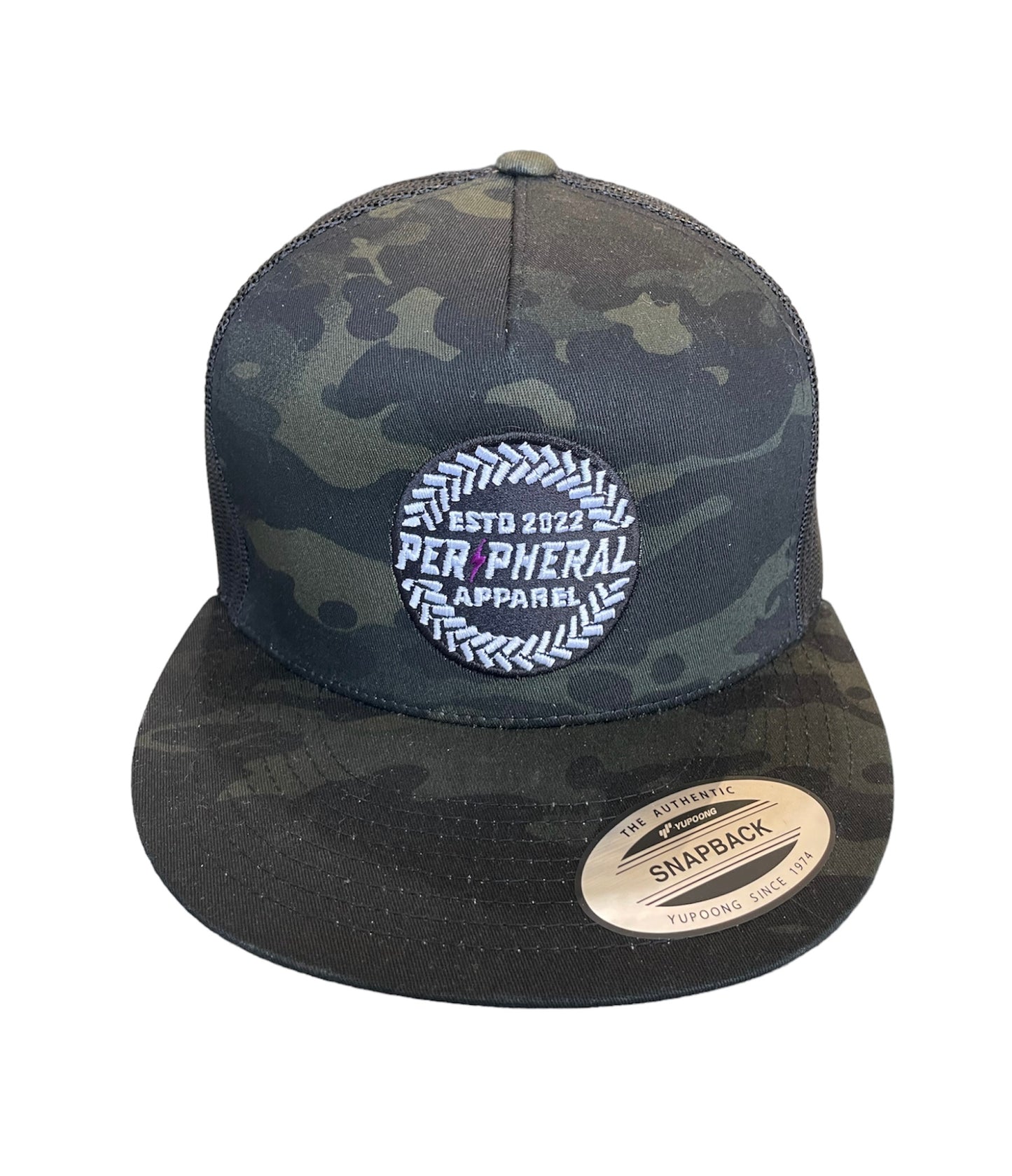 Camo-Black PA Trucker Snap-Back