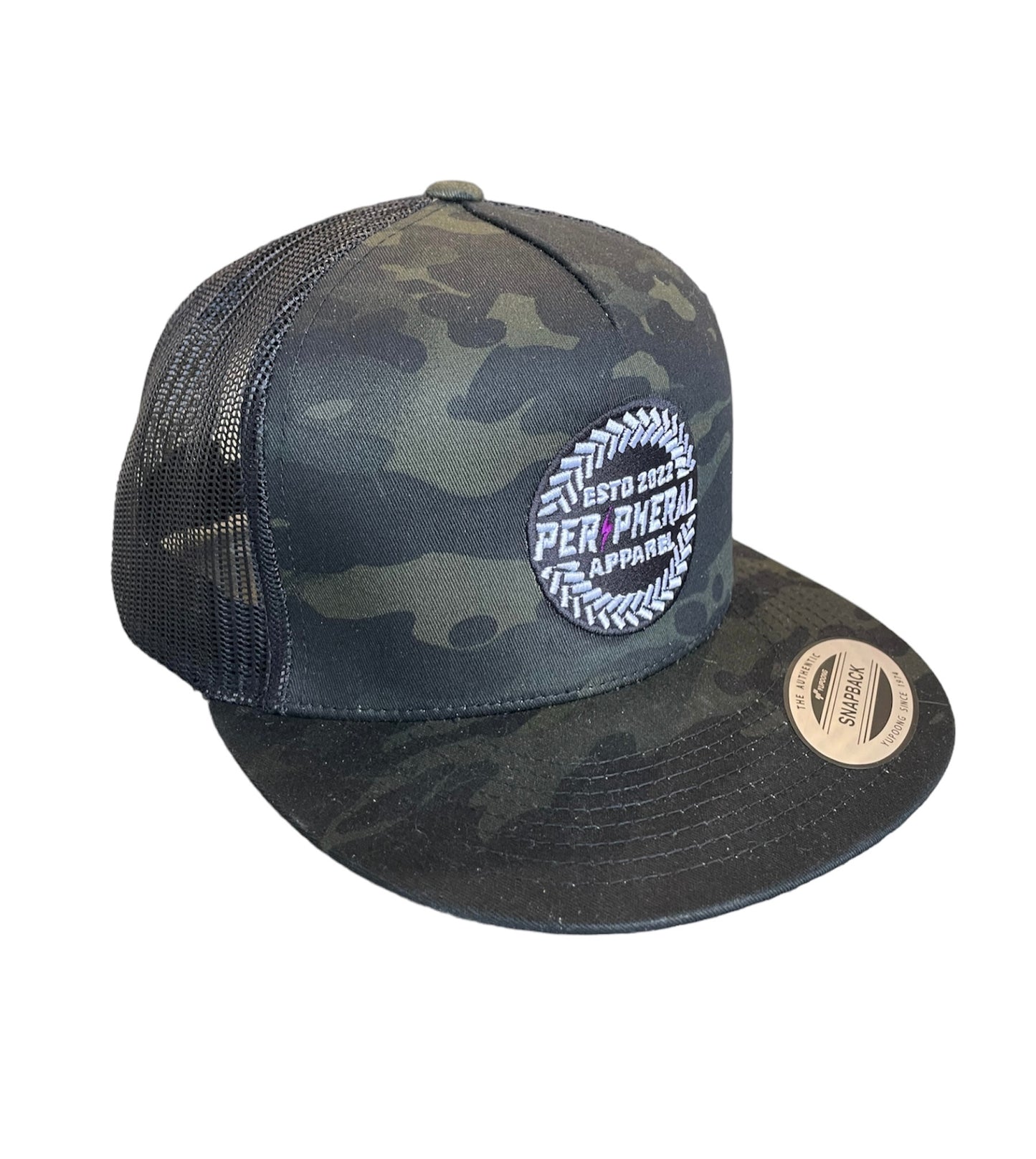 Camo-Black PA Trucker Snap-Back