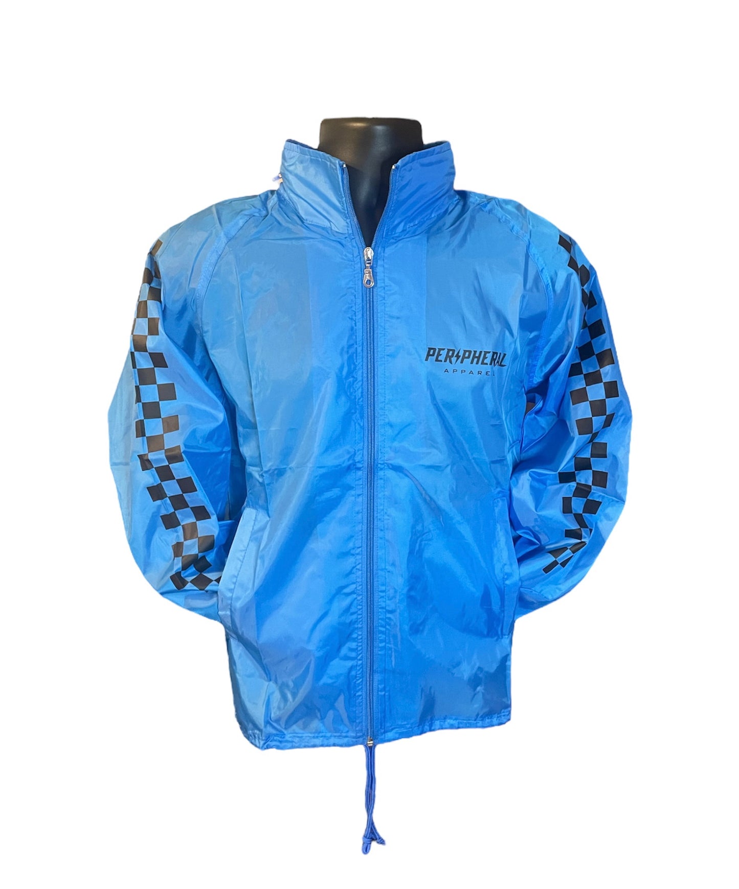 Neon Blue Hivis Windbreaker