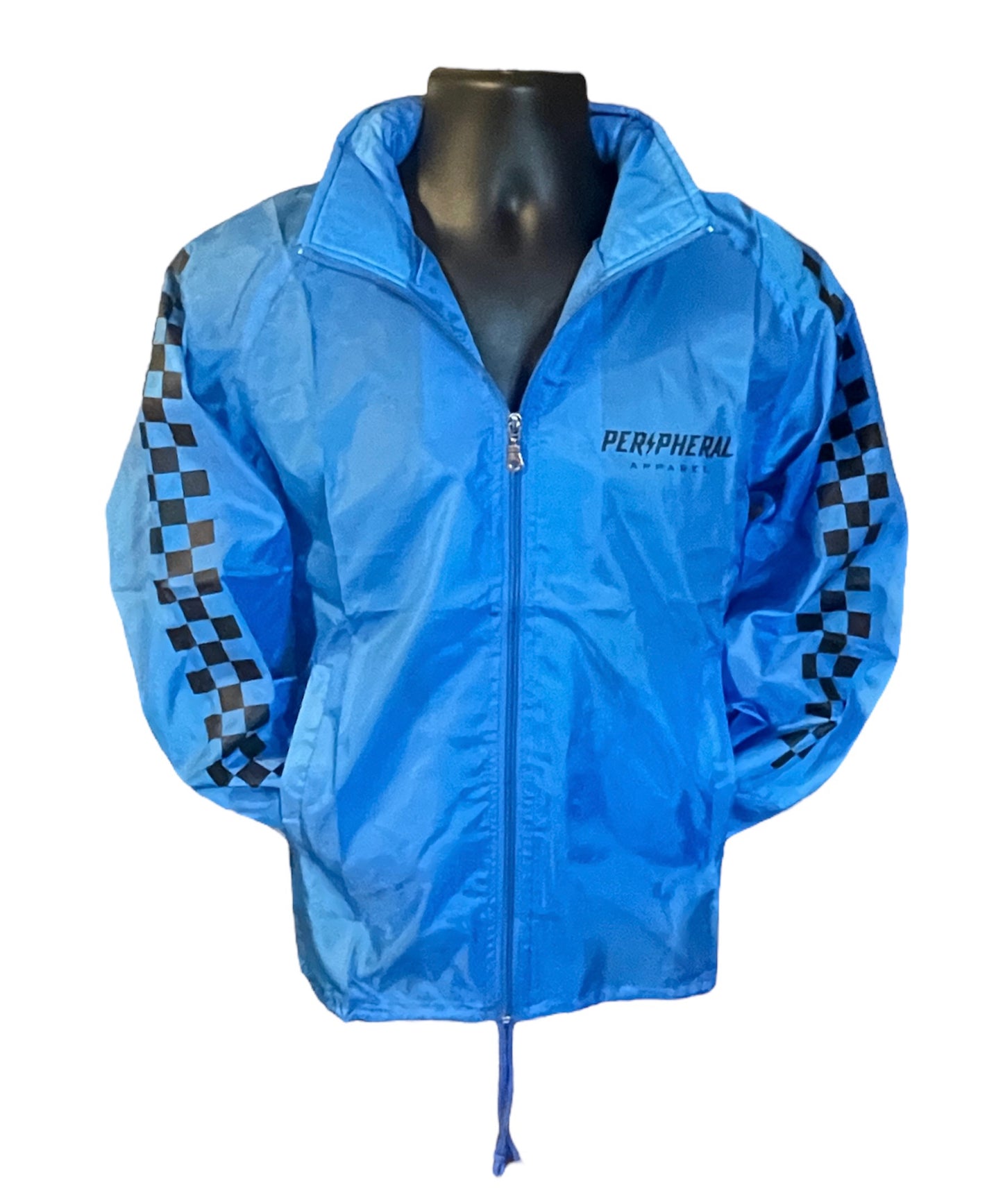 Neon Blue Hivis Windbreaker