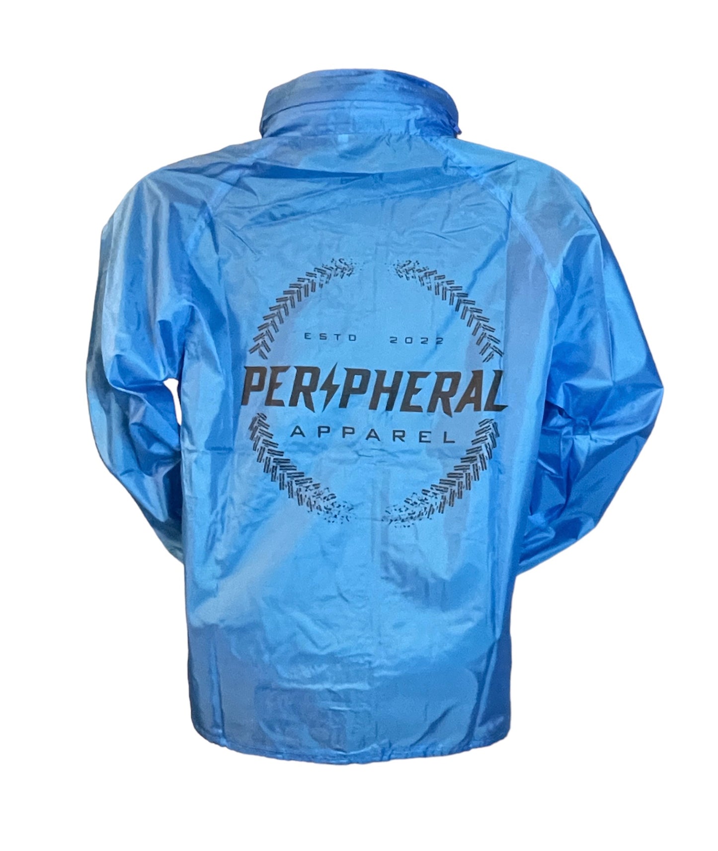 Neon Blue Hivis Windbreaker