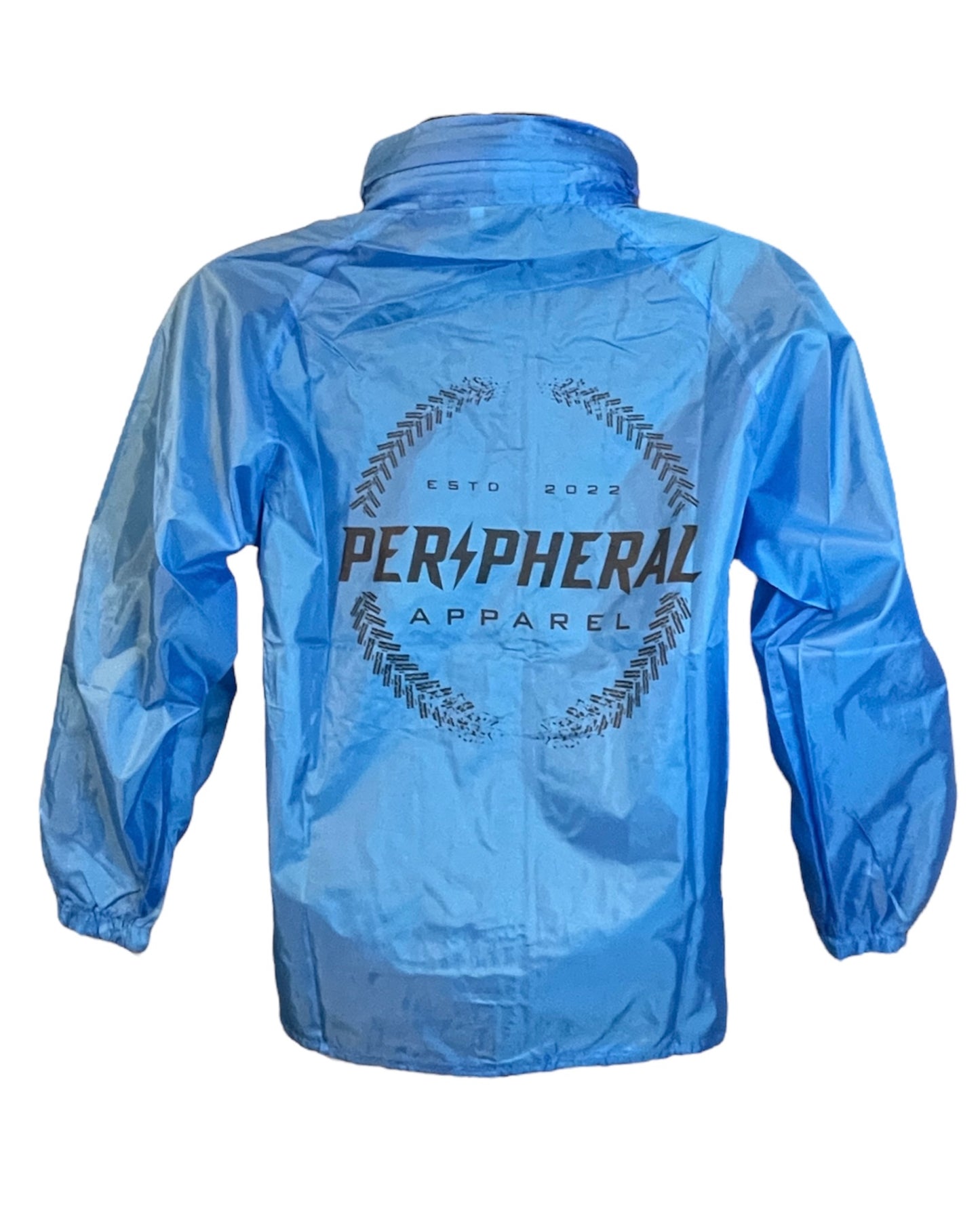 Neon Blue Hivis Windbreaker