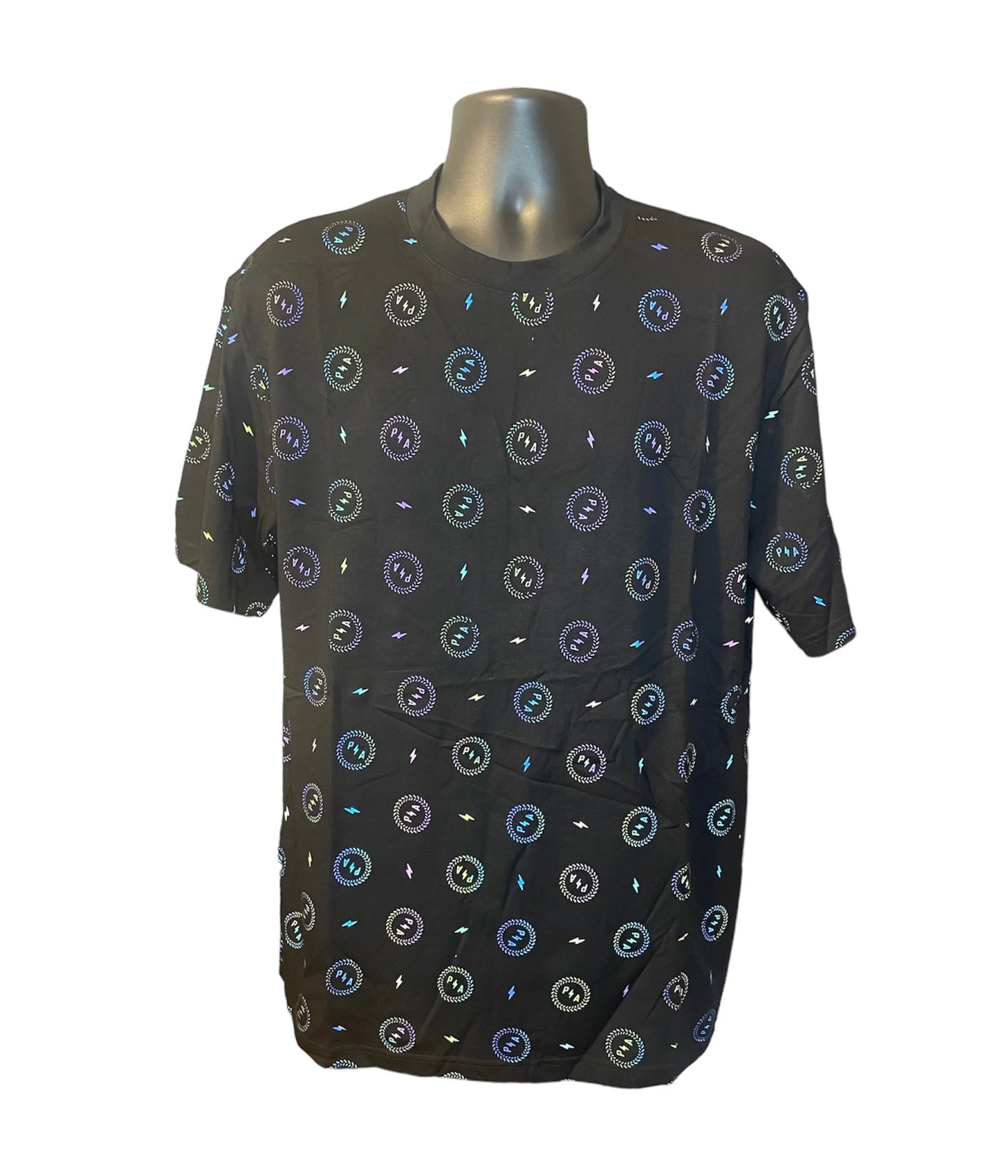 Black PA Pattern T-Shirt