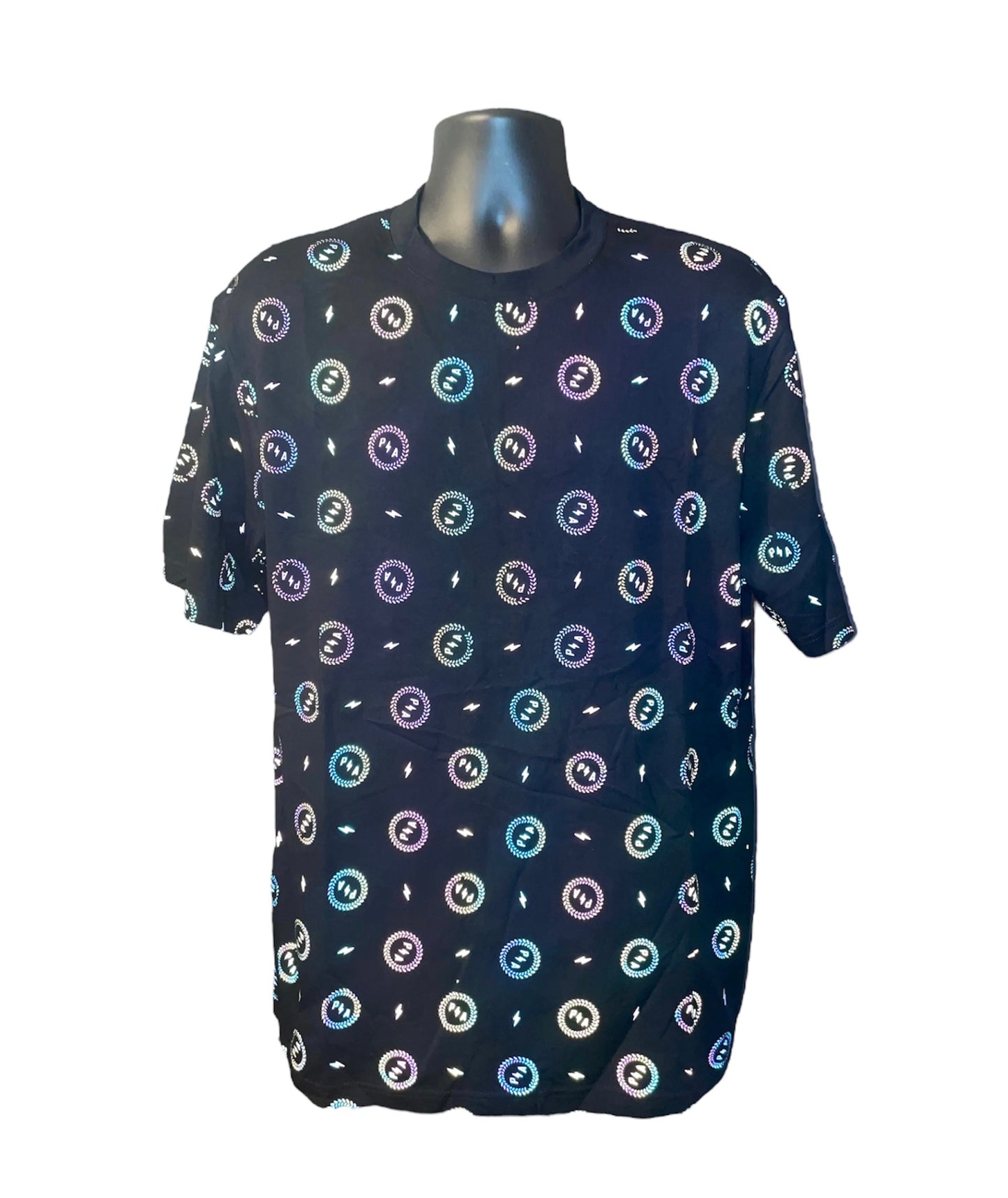 Black PA Pattern T-Shirt