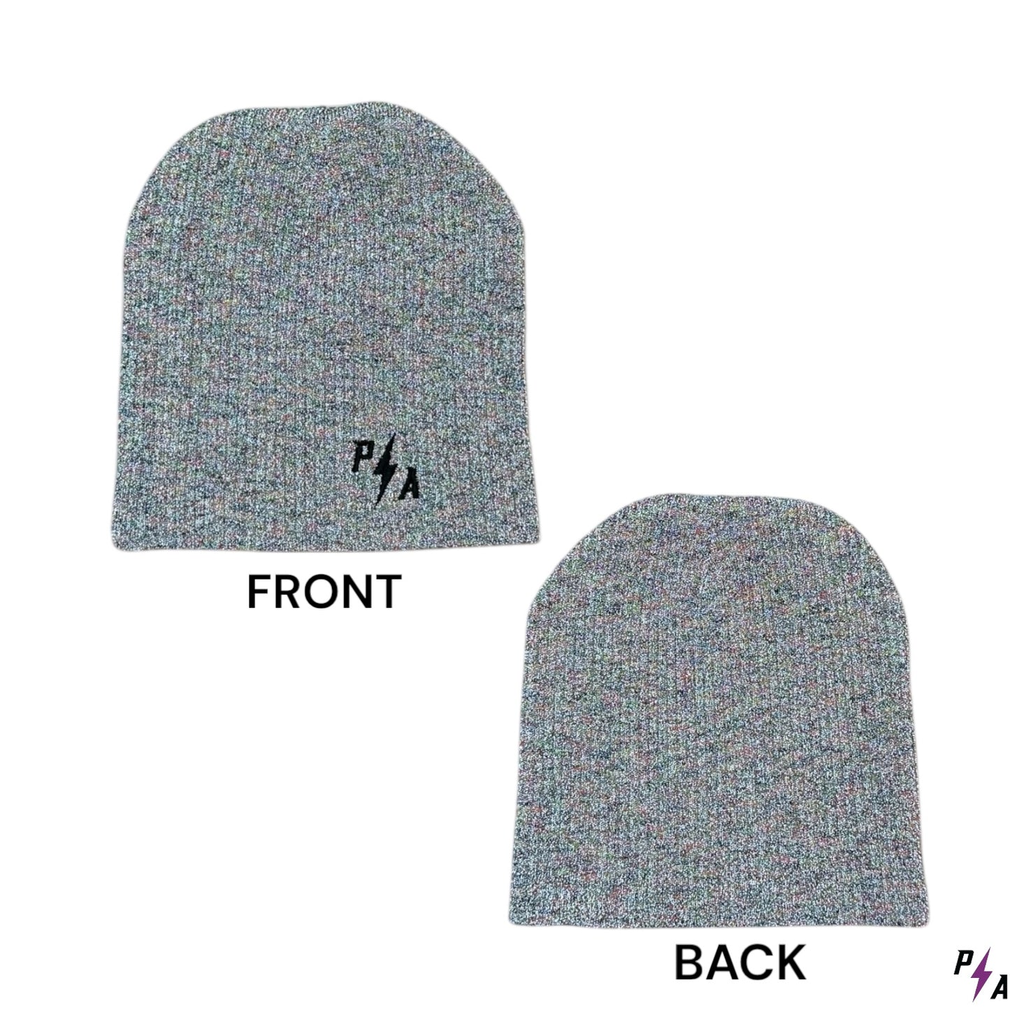 Reflective Monogram Beanie