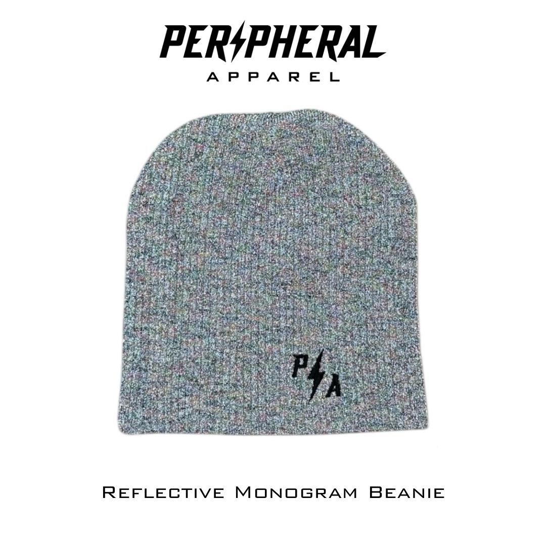 Reflective Monogram Beanie