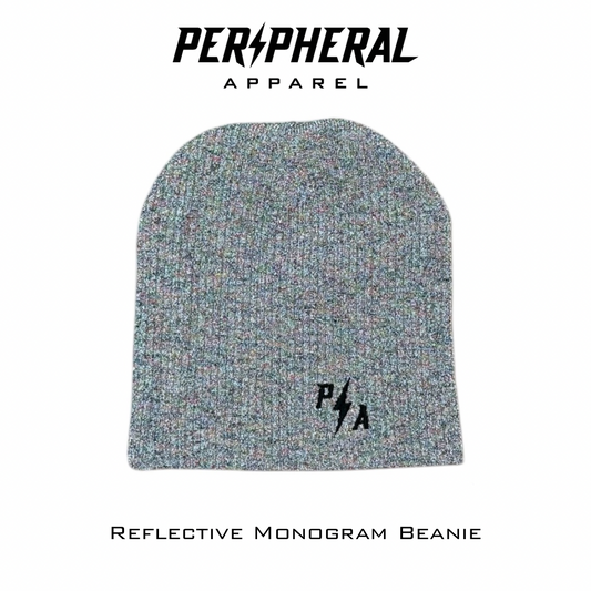 Reflective Monogram Beanie