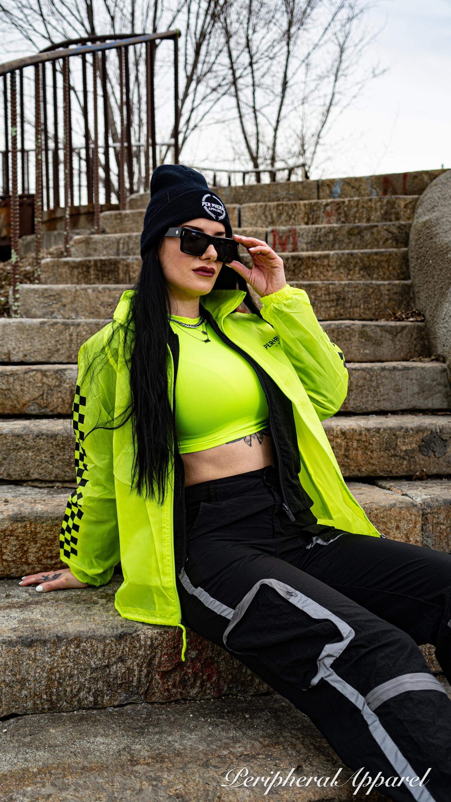 Neon Yellow Hivis Windbreaker