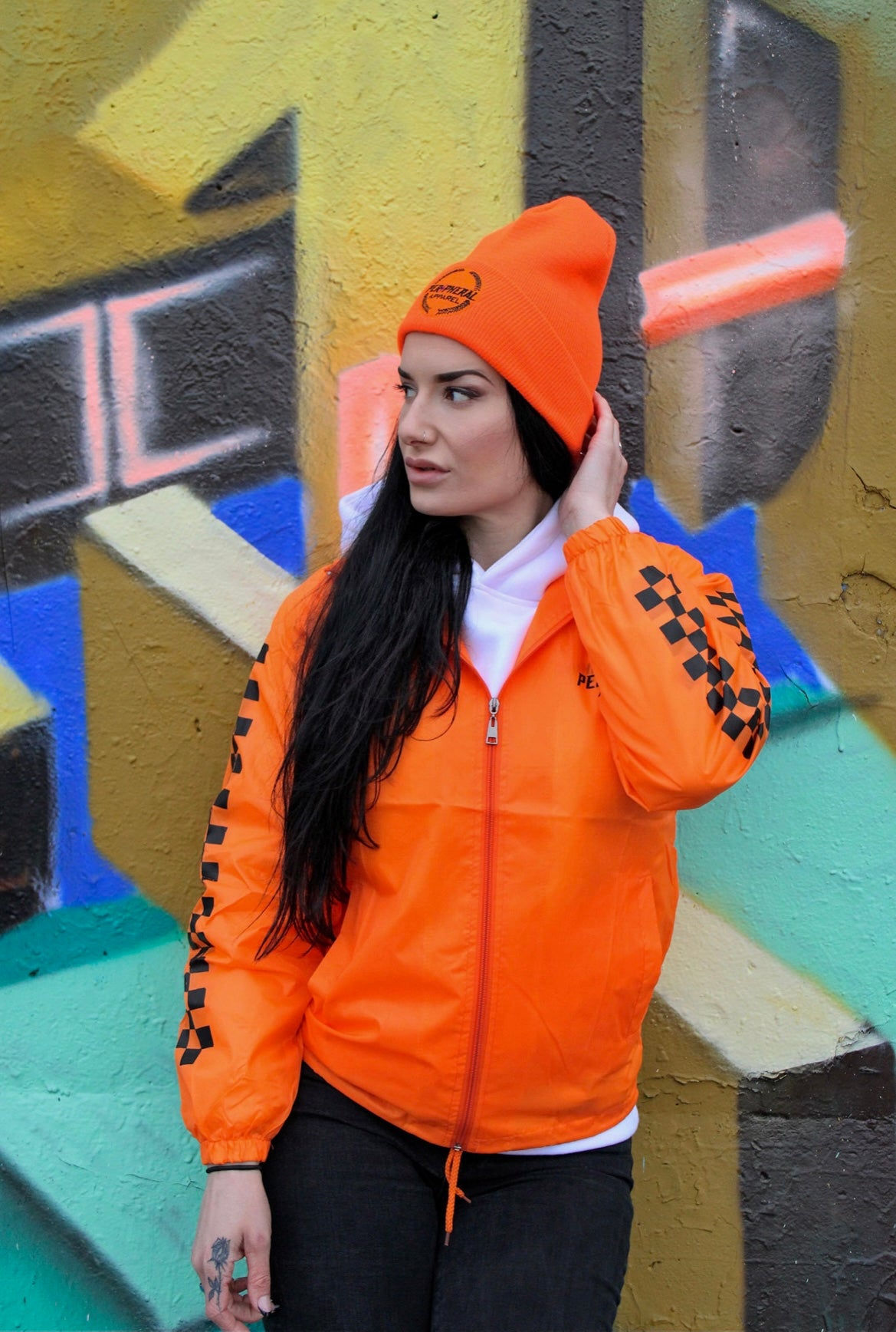 Neon Orange Hivis Windbreaker