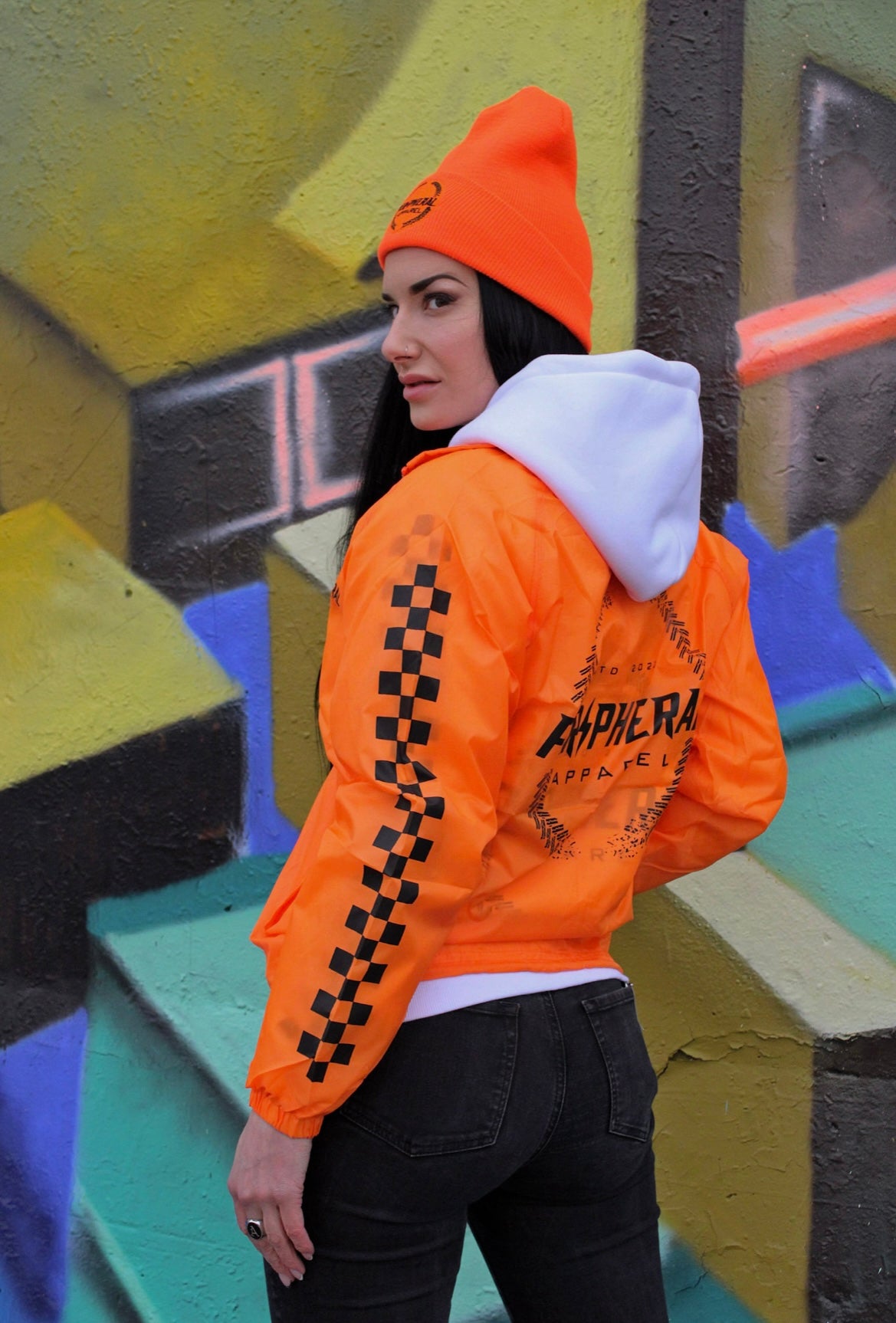 Neon Orange Hivis Windbreaker