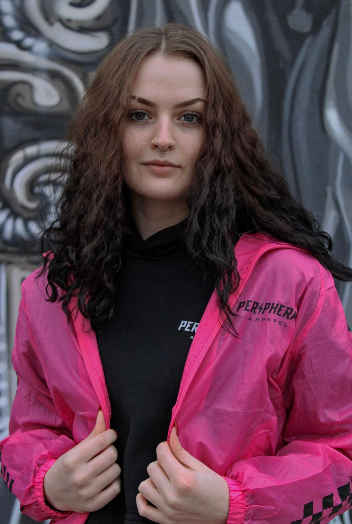 Neon Pink Hivis Windbreaker