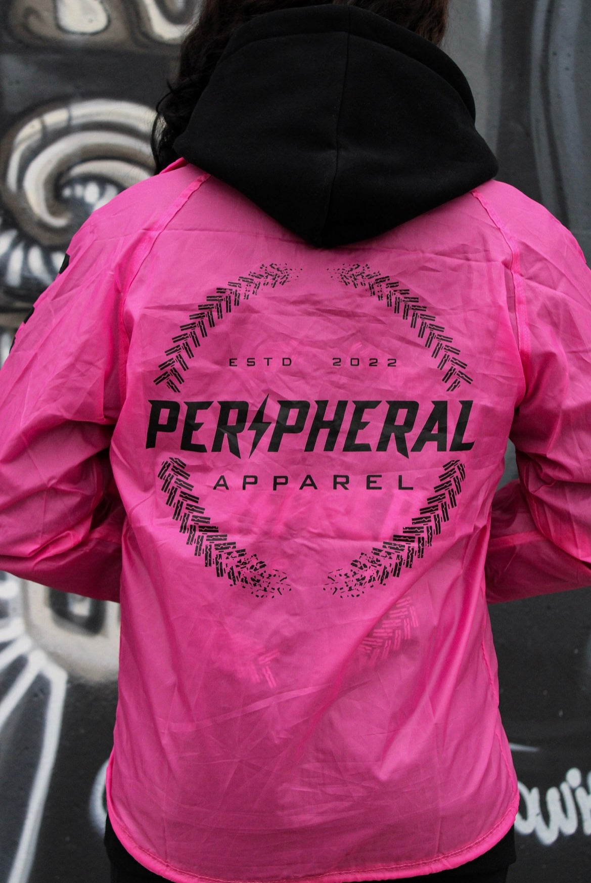 Neon Pink Hivis Windbreaker