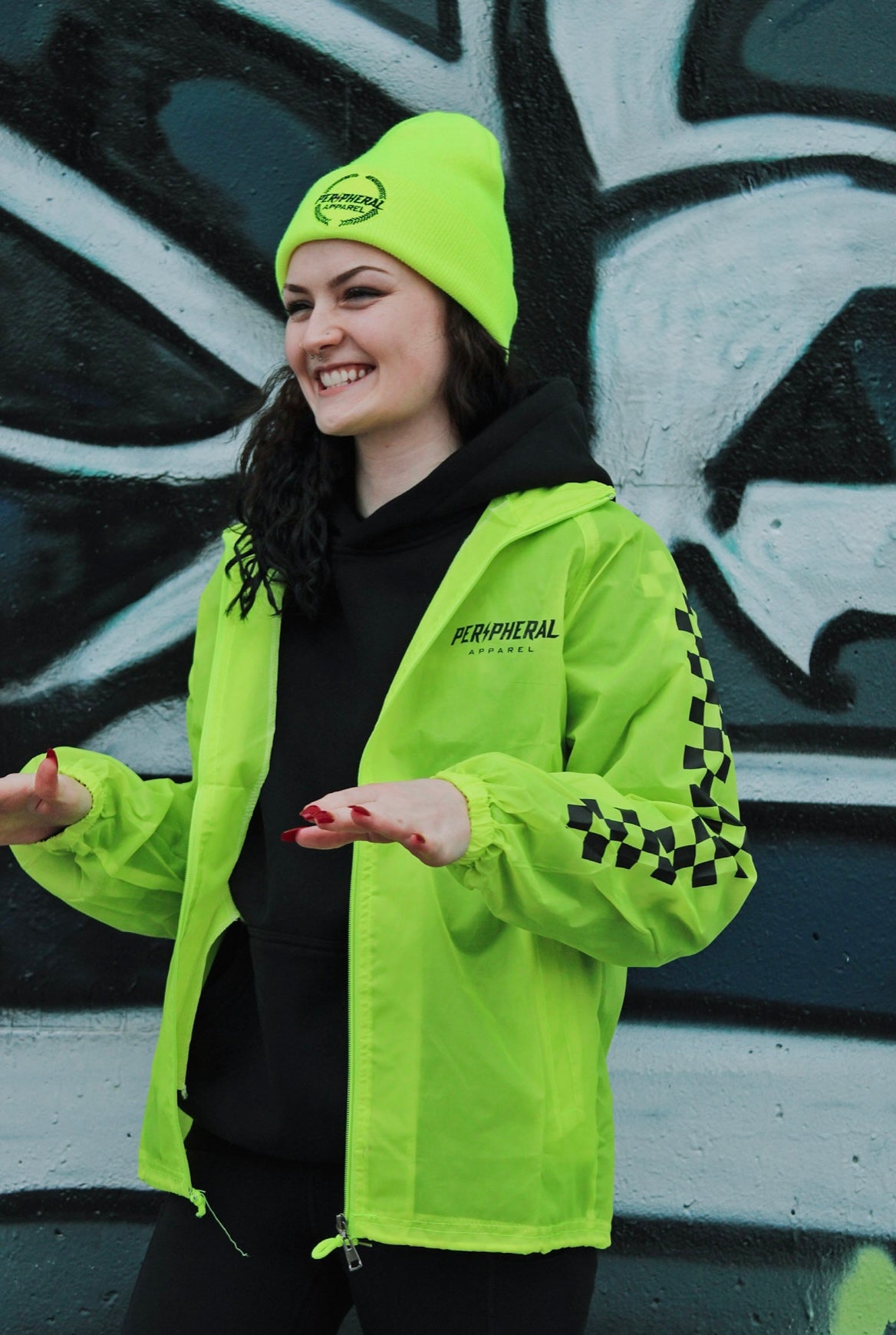 Neon Yellow Hivis Windbreaker