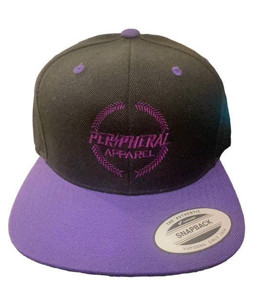 Black & Purple Snapback